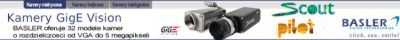 BASLER - kamery matrycowe GigE Vision serii Scout i Pioneer